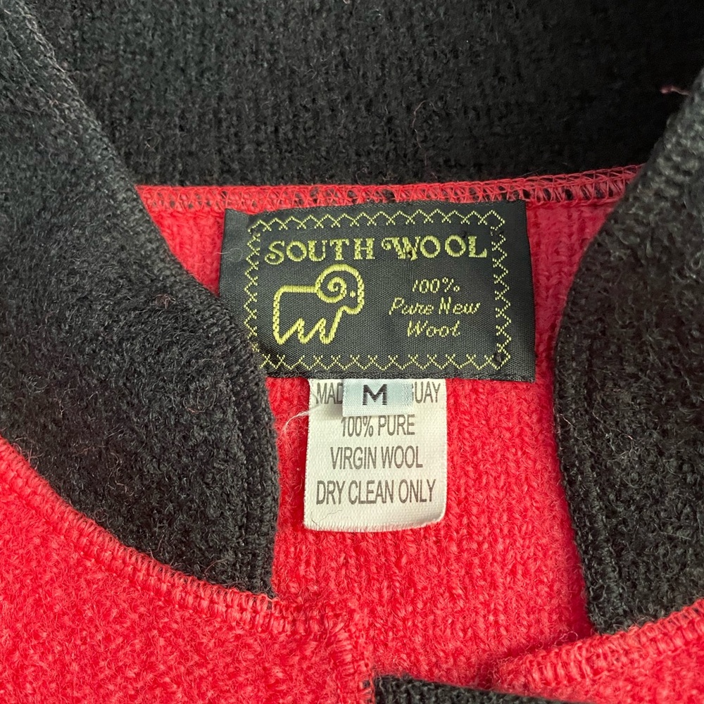 South Wool Toggle Button Front Sweater Cardigan U… - image 3